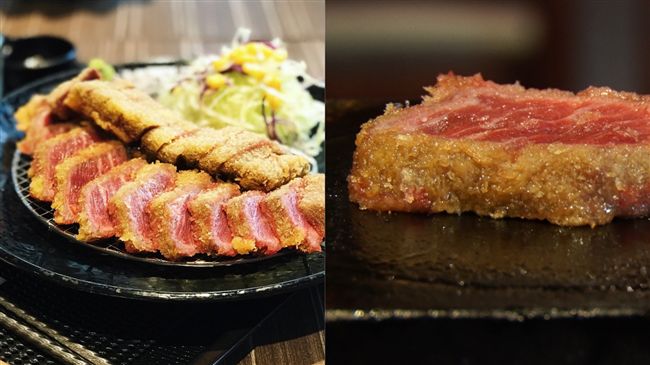 日本超夯炸牛排這裡也有　份量超驚人
