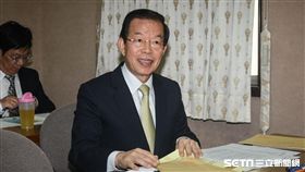 駐日代表謝長廷出席國防及外交委員會備詢。 圖／記者林敬旻攝