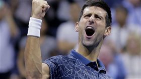 喬科維奇第8度闖進美網男單決賽。（圖／美聯社／達志影像）