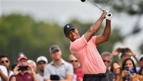 伍茲暫居第12名。（圖／路透／達志影像） 