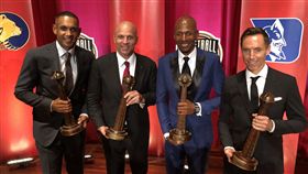 Grant Hill、Jason Kidd、Ray Allen、Steve Nash,名人堂（圖／取自NBA官方推特）