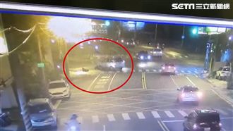 酒駕男拖行機車4Ｋ　女騎士躲過死劫