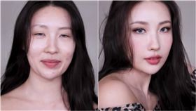 靠「逆天化妝術」吸粉！韓美妝YouTuber月薪破百萬（圖／翻攝Risabae YouTube）
