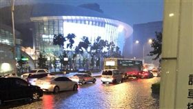 台北市,小巨蛋,積水,暴雨