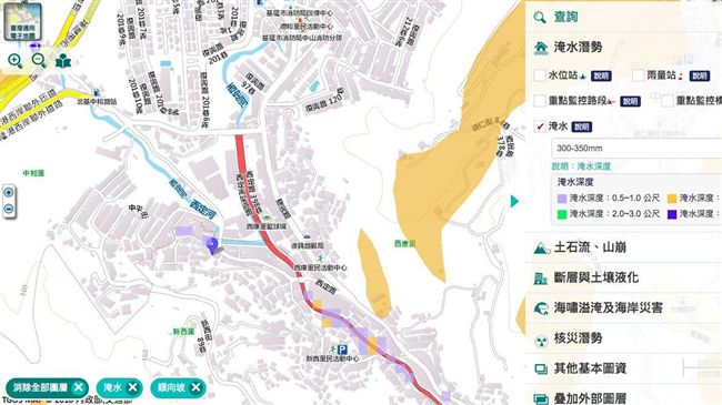 雨彈狂炸！「淹水地圖」算準基隆會淹