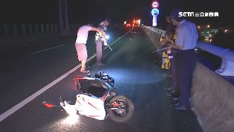 騎士逆向闖國道　慘遭撞飛破頭亡