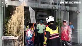 台日交流協會,統促黨,潑漆,台北