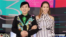 第53屆電視金鐘獎主持人黃子佼、侯佩岑/記者邱榮吉攝影