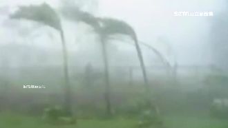 山竹猛襲關島　吸飽水氣恐強過燕子