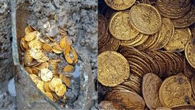 歷史,考古,金幣,義大利,羅馬,地下室,石甕,黃金,挖掘　圖／翻攝自Mibac臉書　https://goo.gl/JRvJX8