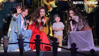 勁寶踩場S.H.E　飛吻迷倒萬名粉