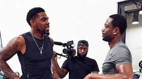 Udonis Haslem和Dwyane Wade（圖／取自Haslem個人IG）