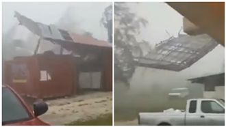 台灣小心！山竹侵襲關島「吹飛屋頂」