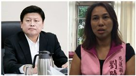 傅崐萁、劉曉玫。（合成圖／翻攝自傅崐萁臉書、中央社）