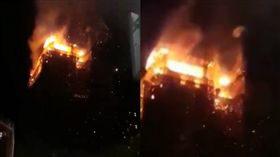 新莊工地火警！網友直擊灰燼不斷掉落　籲勿前往（圖／翻攝自我是新莊人）