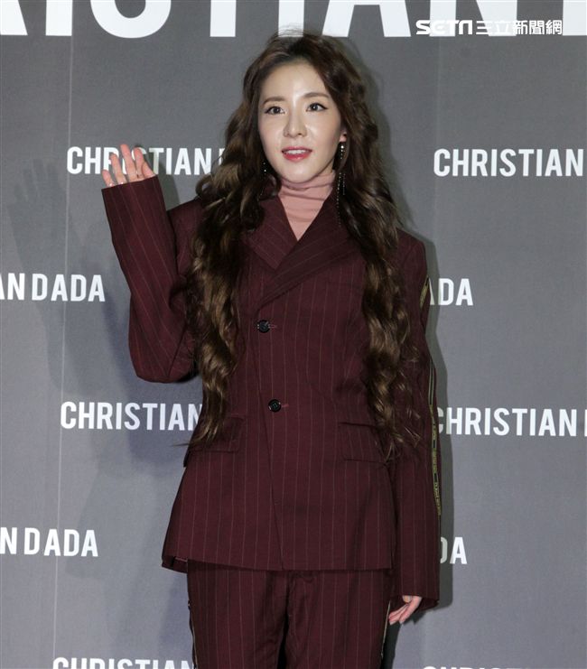 韓國女藝人Dara來台灣出席服飾品牌旗艦店開幕。（記者邱榮吉/攝影）