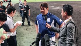 松坂大輔在甲子園球場拿下勝投。（圖／翻攝自中日龍推特）