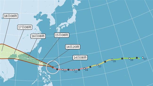 山竹逼近！氣象局：11點半發布海警