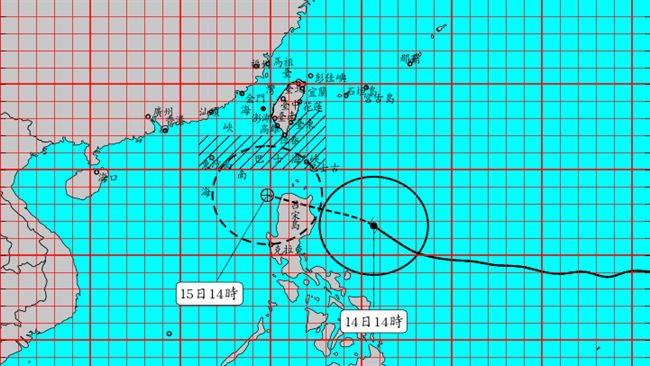 地表最強颱逼近　一張圖看懂全台天氣