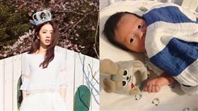 林宥嘉與愛妻丁文琪的兒子「酷比」。(翻攝臉書)