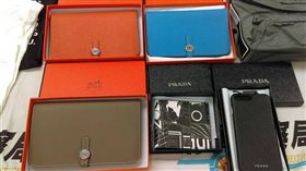 高雄,PRADA,HERMES,偽卡,偽造有價證券,詐欺,偽造文書。翻攝畫面