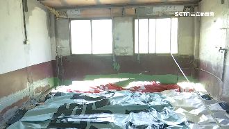 6民宅塌陷又遇山竹　住戶蓋帆布防災