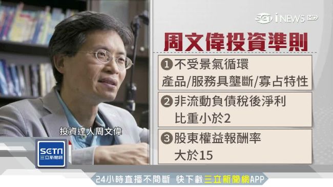 最愛「食品股」！流浪教師選股有一套
