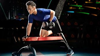 截後人生／左腿穿義肢　他是健身猛男