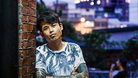 高雄,車禍,角頭,張再興,機車自撞（圖／翻攝臉書）