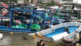 山竹颱風逼近！東部掀巨浪漁船斷裂沉