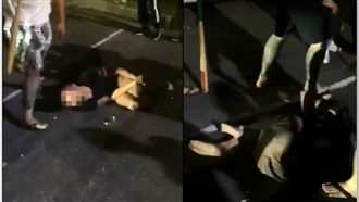 男子疑欠債又撂人　遭眾人持棍棒海扁