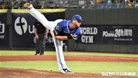 中信兄弟艾迪頓。（圖／記者王怡翔攝）