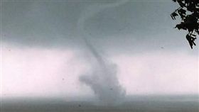 台東,尚武魚港,水龍捲（圖／翻攝自台東臉書災害通報）