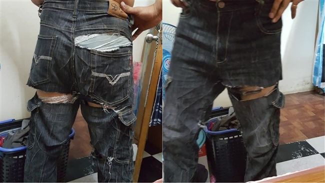 穿3次工作褲破出新高度　網友全驚呆