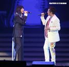譚詠麟「銀河歲月40載｣世界巡迴演唱會，A-Lin現身兩人合唱「遊子」。（記者邱榮吉/攝影）
