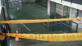 10年首見！湧泉公園海水倒灌今仍淹