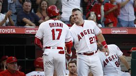 大谷翔平20轟出爐。（圖／美聯社／達志影像）