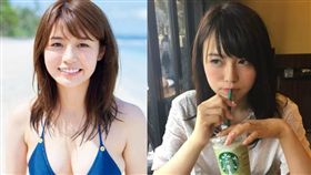 就是因為這組「笨到把飲料灑出來」合照而爆紅的井口綾子。（圖／翻攝自Miss青學推特）