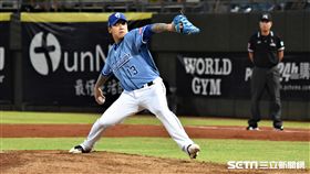 富邦悍將陳鴻文。（圖／記者王怡翔攝影）