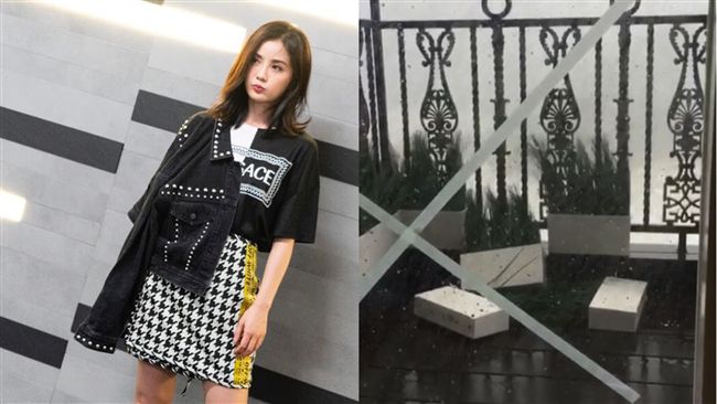 「山竹」吹翻香港　阿Sa家慘狀曝光