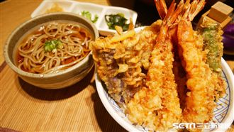 雙強名店聯名　一次吃到烏龍麵、天丼