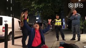 大陸,陸客,瑞典,墳場,墓園(圖/翻攝自微博)