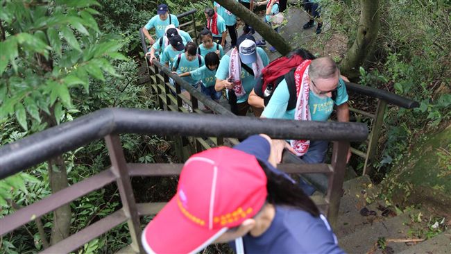 國家防災日活動　以登山宣傳防災知識