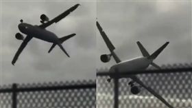 波音747被山竹吹360度轉是「假的」（圖／翻攝自Dato'Dr Ko ChungBeng臉書）