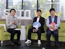 邵大倫、黃丹尼安安大明星。（記者邱榮吉/攝影）