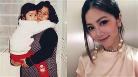 鄧紫棋四歲童年照，露出大眼可愛模樣。（圖／翻攝自鄧紫棋IG）