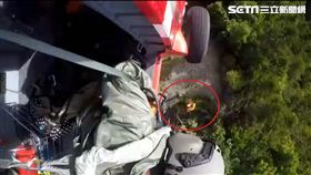 登山,落跑,吊掛,背包,南投