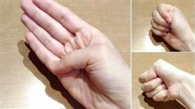 握指往前彎！簡單3動作測出「手部腱鞘炎」（圖／翻攝自推特）自我檢測,手部肌腱炎,媽媽手