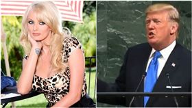 美國,川普,風暴丹妮爾斯,性器官,蘑菇人（圖／翻攝自IG、川普推特）