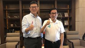 陳水扁、姚文智　圖／姚文智辦公室提供